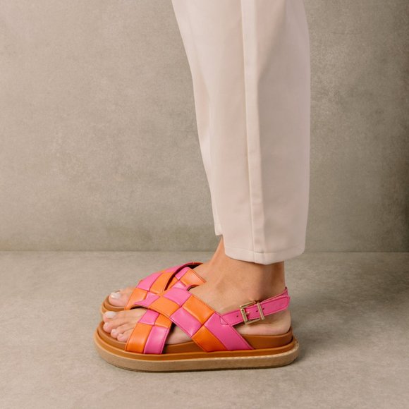 ALOHAS | Marshmallow Scacchi Sandals | Women's 39 - Picture 9 of 14